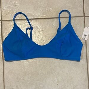Blue Women's Bralette Bikini Top Large